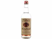Tito's Handmade Handmade Vodka 40% vol., 6-fach destilierter Wodka aus 100% Mais,