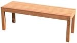 Teakholzbank Wartebank LEX 40x45x120cm, 75% maschinengefertigt, 25% Handarbeit,