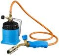 CFH L&ouml;tmeister LM 3000 L&ouml;tbrenner mit 2 x Kartuschen und Gasschlauch 1,5 m - Gas