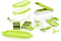 Genius Nicer Dicer Plus | 18 Teile | Kiwi | Alles-Schneider | Obst- und