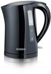 SEVERIN Wasserkocher 1,5 Liter schwarz.