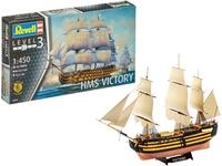 Revell 80-5819 Modellbausatz Schiff 1:450 - HMS Victory im Ma&szlig;stab 1:450, Level 3,