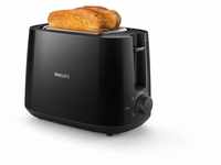 Philips Toaster – 2 Toastschlitze, 8 Stufen, Brötchenaufsatz, Auftaufunktion,