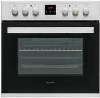 Sharp 10695818 Herd-Kochfeld-Kombination/Edelstahl/57.5 cm/Elektronische
