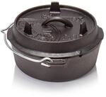 Petromax Feuertopf ft3 - Dutch Oven mit planem Boden f&uuml;r alle Herdarten,...