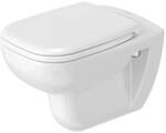 Duravit D-Code WC-Set, WC wandh&auml;ngend, WC-Sitz mit Absenkautomatik, Toilette...
