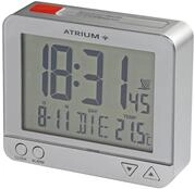 Atrium Funk-Wecker digital Silber sensorgesteuertes Nachtlicht, Obenabsteller,...