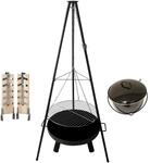 Grill Set 4 in 1 Oslo Schwenkgrill mit Feuerschalel Grill Feuerkorb