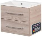 FACKELMANN Waschtischunterschrank inkl. Gussbecken B.CLEVER/Soft-Close-System/Ma&szlig;e