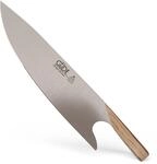 G&Uuml;DE Solingen - THE KNIFE geschmiedet, 26 cm, Fasseichenholz, THE KNIFE, Handmade