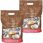Tchibo Kaffeepads Vorratspack Maxipack, Caff&egrave; Crema vollmundig, 200 St&uuml;ck &ndash; 2x