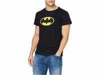 Merchcode Herren MC038-Batman Logo Tee T-Shirt, Black, S
