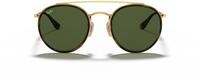 Ray-Ban Unisex Round Double Bridge Brillengestelle, Gold (Gold/Green), 51 EU