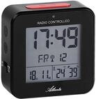 Atlanta 1880/7 Wecker Funk Funkwecker digital schwarz Licht Snooze Digitalwecker