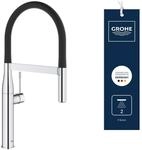 GROHE Essence, K&uuml;chenarmatur 2 Strahlarten (Wasserhahn K&uuml;che mit ausziehbarer