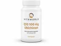 vitaworld Q10 100 mg Ubichinon, 100% natürliches Q10 durch Hefe-Fermentation