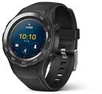 HUAWEI WATCH 2 (Bluetooth) Smartwatch mit schwarzem Sportarmband (NFC, Bluetooth,