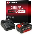 Original Einhell Starter Kit PXC 4,0 Ah (18 V, 900 W, Akku + 3 A Ladeger&auml;t, 75...