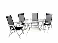 Nexos Trading 5-teiliges Gartenmöbel-Set – Gartengarnitur Sitzgruppe...