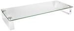 LogiLink TV- Monitorerh?hung aus Glas (Dicke: 5mm), max. Belastung 20kg,