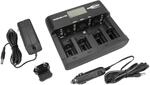ANSMANN Powerline 5 Pro Ladeger&auml;t f&uuml;r NiMH/NiCd Akkus - LCD-Display,