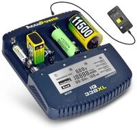 AccuPower Power RUNDZELLEN-LADEGER&Auml;T IQ338XL, dunkelblau