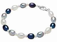 Valero Pearls Damen-Armband Hochwertige Süßwasser-Zuchtperlen in ca. 4-6 mm...