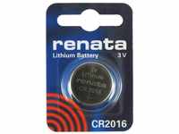 Renata Knopfzelle Batterie CR2016 3V;1 Pack
