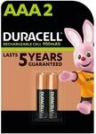 Duracell 44108 AAA (Micro) / HR03 - 900 mAh - Nichtmetallische Batterie (NiMH) 1 2 V