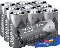 VARTA Batterien CR123A Lithium Rundzellen, 10 St&uuml;ck, Lithium Cylindrical, 3V,