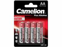 Camelion 11000406 - Batterien Plus Alkaline High Energy AA / LR6, 4 Stück,