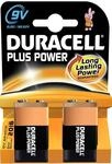 Duracell Plus Power Alkaline Batterien 9V (MN 1604) 2er Pack