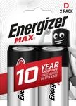 Energizer Max LR20 Mono (D)-Batterie Alkali-Mangan 1.5 V 2 St.