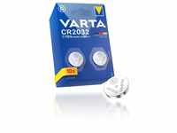 VARTA Batterien Knopfzellen CR2032, Lithium Coin, 3V, kindersichere Verpackung,...