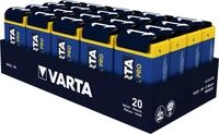 Varta 4022 Industrial Alkaline Block LR61 Batterie (9 V, 20-er Pack)