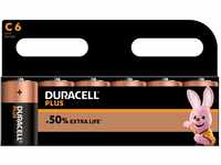 Duracell MN1400B6 Plus Power Batterie C Größe 6 Pack