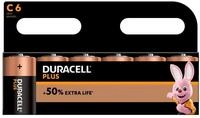 Duracell MN1400B6 Plus Power Batterie C Gr&ouml;&szlig;e 6 Pack