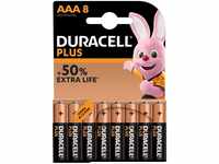 Duracell Plus Typ AAA Alkaline Batterien, 8er Pack