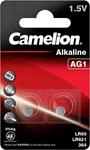 Camelion 12050201 - Alkaline Knopfzellen-Batterie ohne Quecksilber AG1/LR60/LR621/364