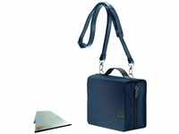 SKIN Tasche BASIC Gr. L (Sartorius) marine-blau / mit Tragegurt & Buchstütze: