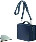 SartoriusSKIN Tasche BASIC Gr. L in Marine-Blau mit Tragegurt & Buchst&uuml;tze: