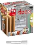 TOX Allzweckd&uuml;bel mit Kragen Deco 6 x 41 mm, D&uuml;bel f&uuml;r Fast alle Baustoffe,...