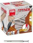 TOX Nageld&uuml;bel Attack mit D&uuml;bel 8 x 120 mm und Nagelschraube 5 x 125 mm, f&uuml;r