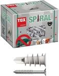 TOX Gipskartond&uuml;bel Spiral 32 mm mit Schraube 4,5 x 45 mm, f&uuml;r einlagige