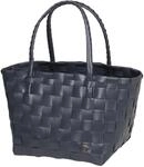 Handed By Handgewebt Paris shopper Tasche, Grau (dunkelgrau), 27 x 31 x 24 cm