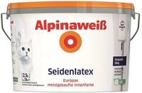 Alpinawei&szlig; Seidenlatex in wei&szlig;er Seidenglanz-Optik &ndash; strapazierf&auml;hige und