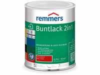 Remmers Buntlack 2in1 feuerrot (RAL 3000), 0,75 Liter, Buntlack für Holz,...