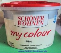 10 L Sch&ouml;ner Wohnen my Color, Wandfarbe, Sisal Matt (2,99EUR/L)