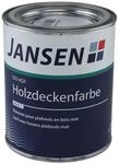 Jansen ISO-HDF Holzdeckenfarbe matt wei&szlig; 750ml Grund und Deckanstrich