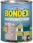 Bondex Dauerschutz Farbe Moosgr&uuml;n 0,75 L f&uuml;r 7 m&sup2; | Hervorragende Farbstabilit&auml;t